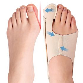 Bunion Corrector for Men and Women, Adjustable Big Toe Straightener & Alignment Splint for Hallux Valgus Pain Relief, Day and Night Support (size: large)